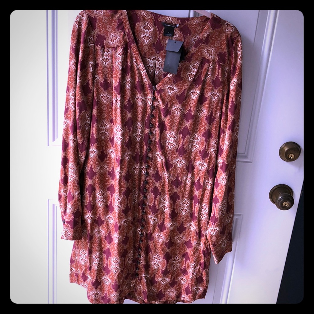 Club Monaco fall silk blouse